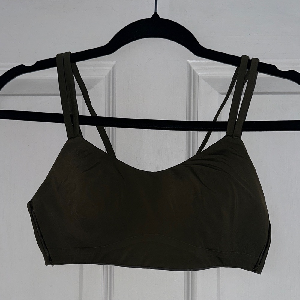 Lululemon Olive Green Sports Bra